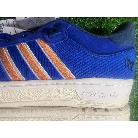 New Adidas New York Rivalry Low 86 (ID4755) "Blod Blue" Athletic Shoes Size 12 - Picture 6 of 8